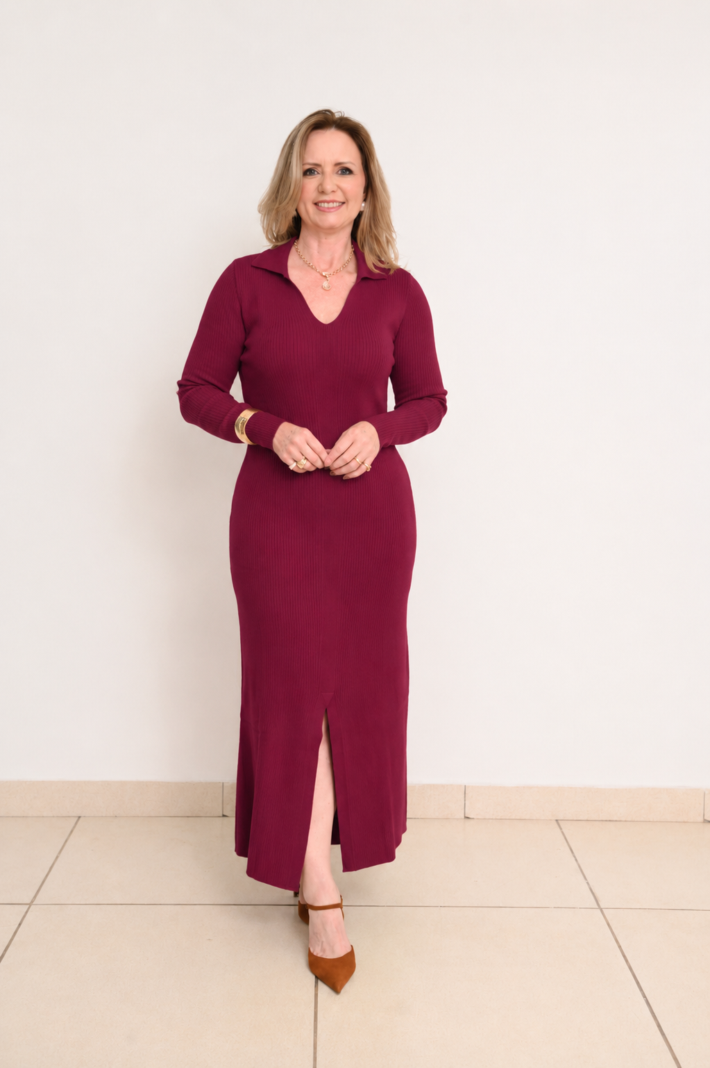 VESTIDO GOLA POLO MILA