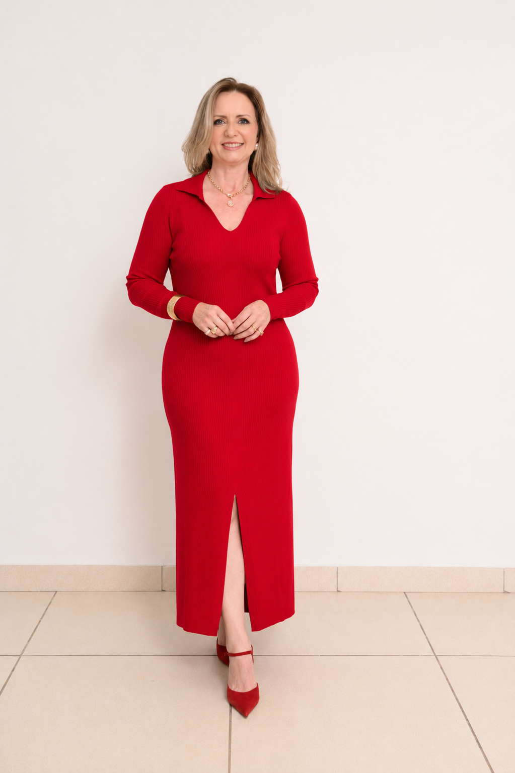 VESTIDO GOLA POLO MILA