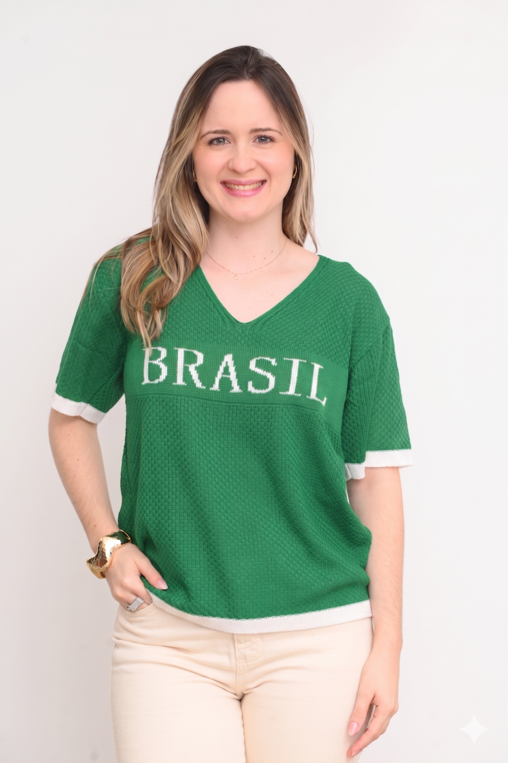 BLUSA DO BRASIL TRICOT ESSENZA HEXA