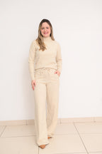 CONJUNTO  TRICOT MODAL TÂNIA ELEGANCE