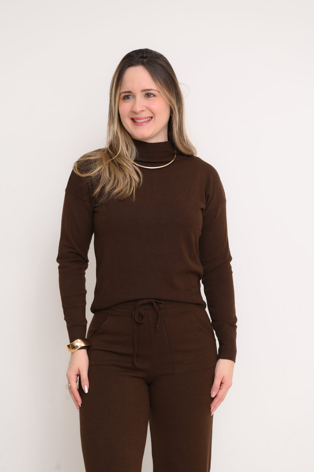 CONJUNTO  TRICOT MODAL TÂNIA ELEGANCE
