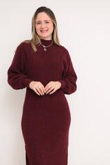VESTIDO MANGA BUFANTE