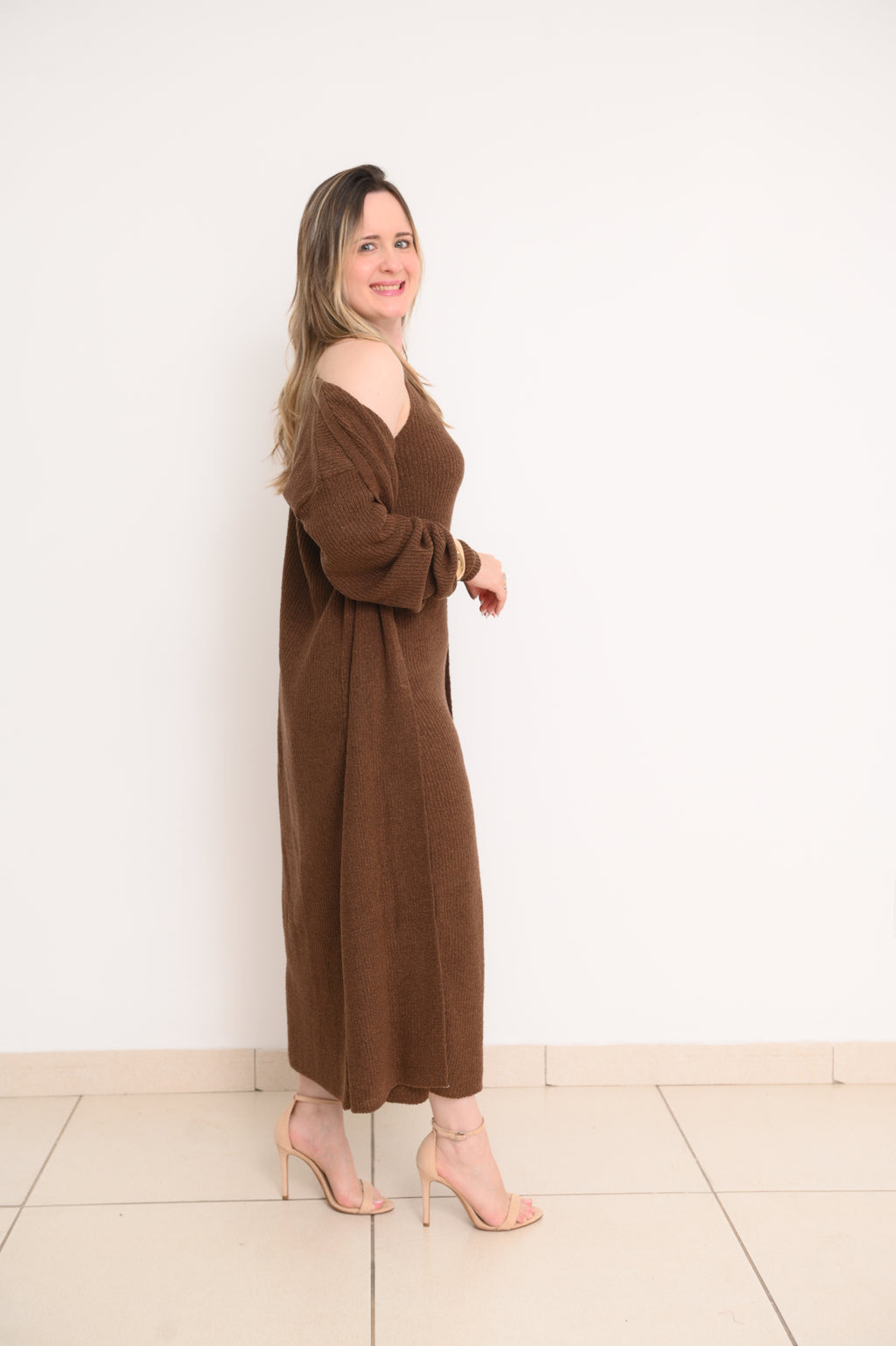CONJUNTO VESTIDO CASACO MARILZA