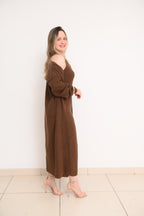 CONJUNTO VESTIDO CASACO MARILZA