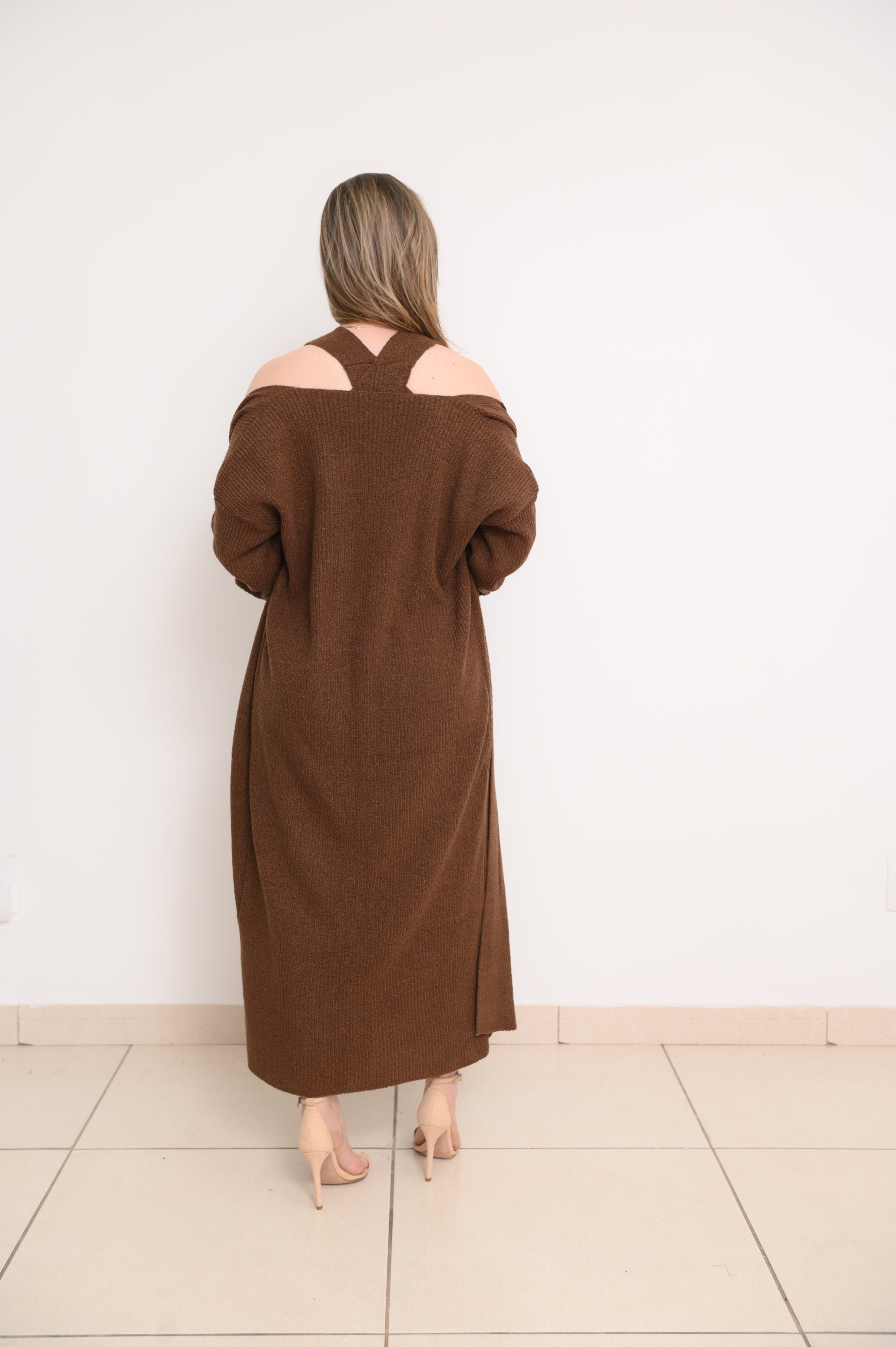 CONJUNTO VESTIDO CASACO MARILZA