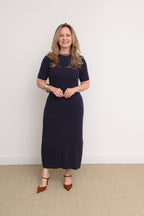VESTIDO CANELADO NUBIA