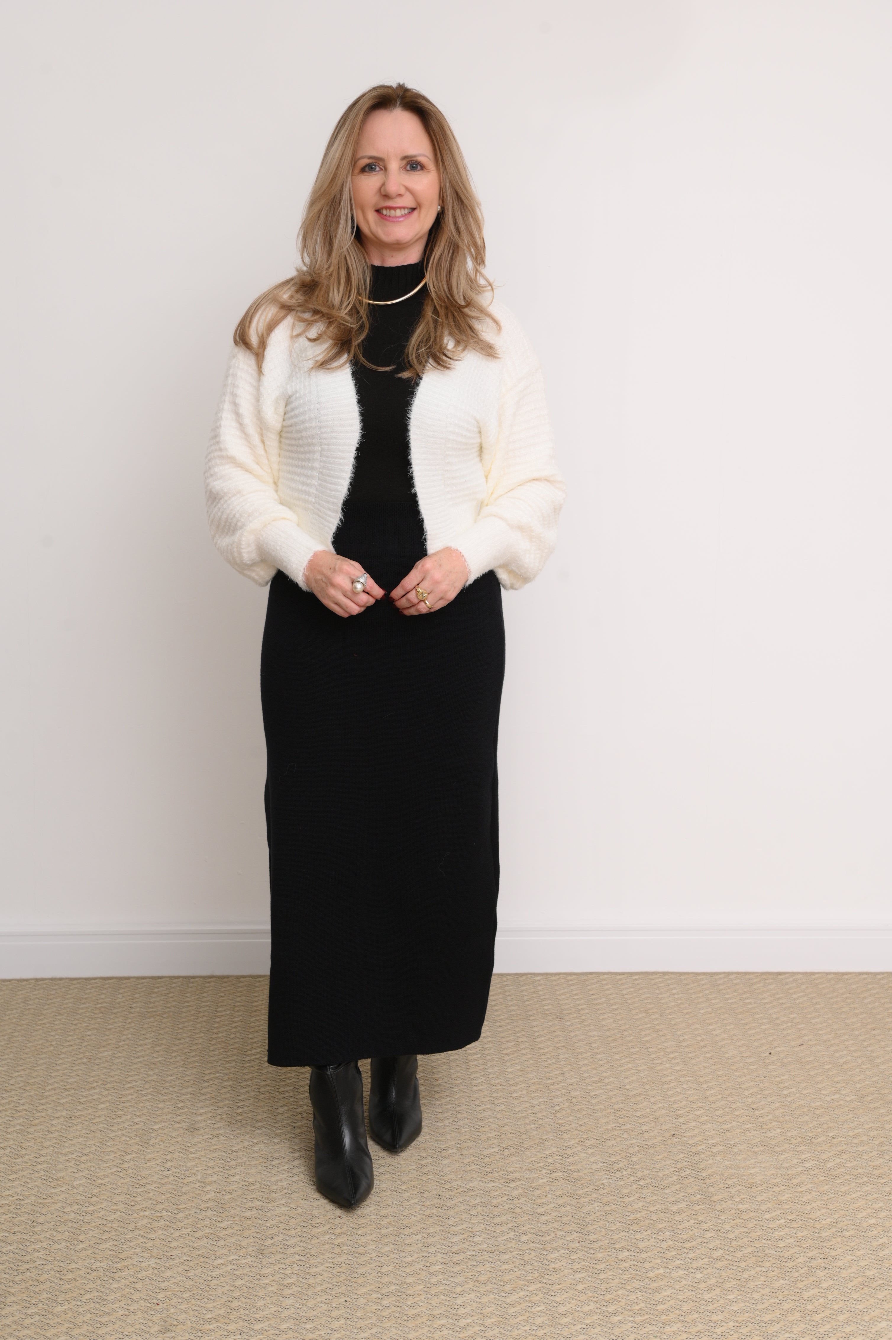 CASAQUETO TRICOT ANGORA