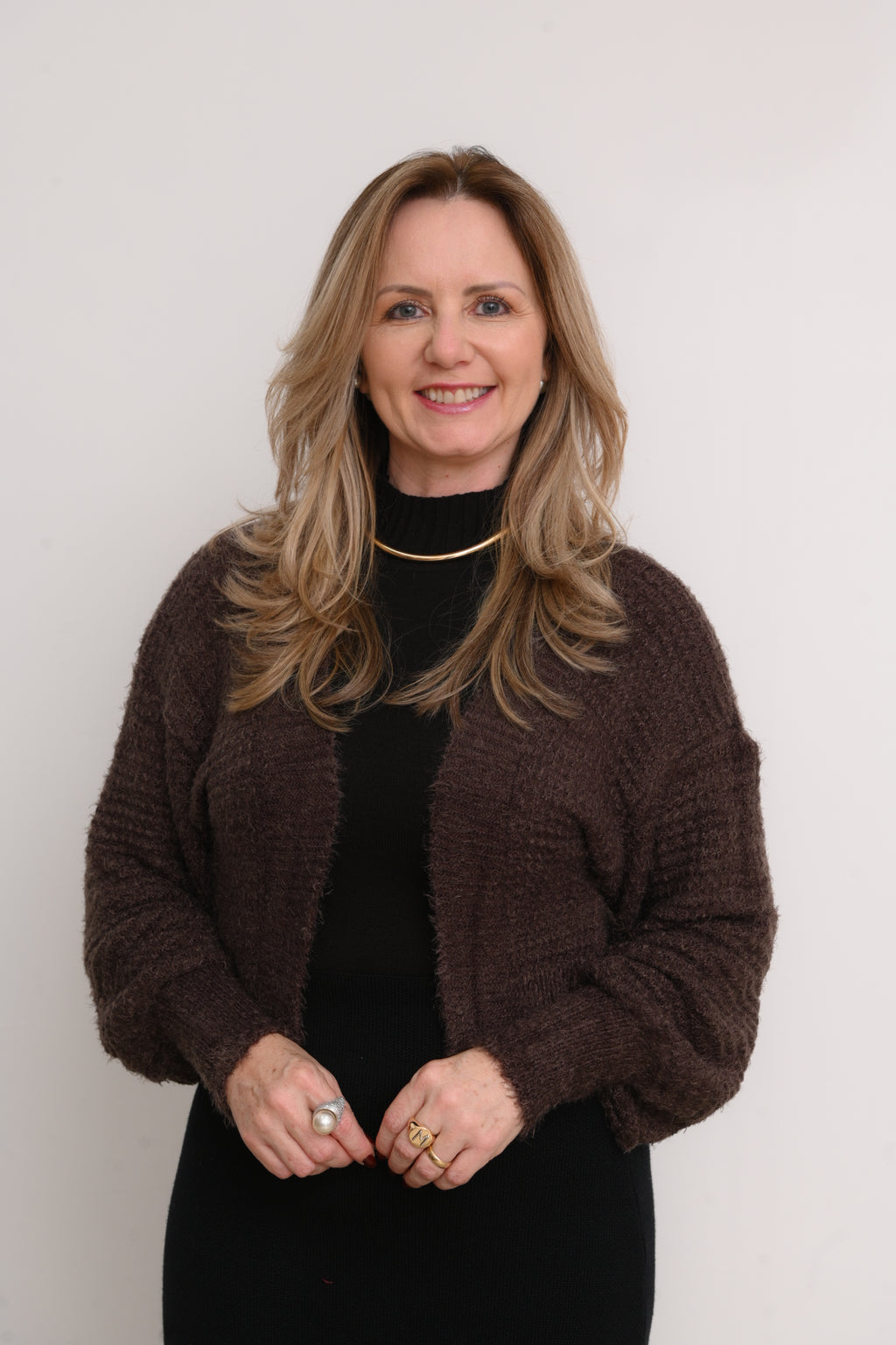CASAQUETO TRICOT ANGORA