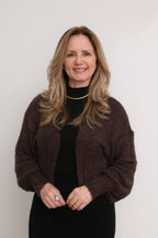 CASAQUETO TRICOT ANGORA