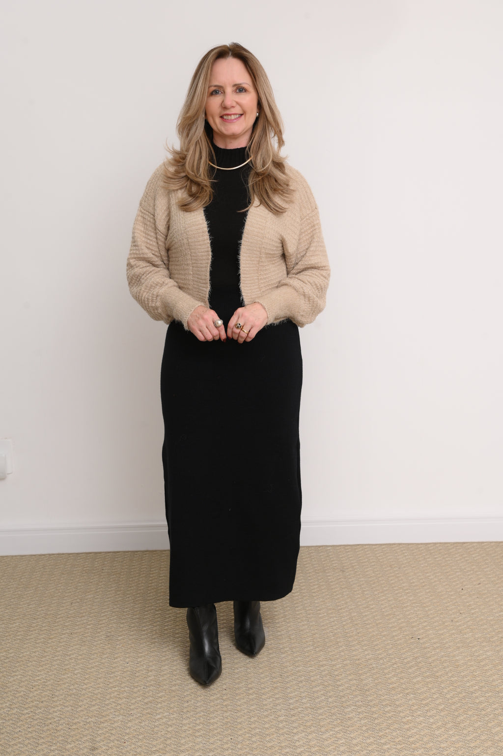 CASAQUETO TRICOT ANGORA