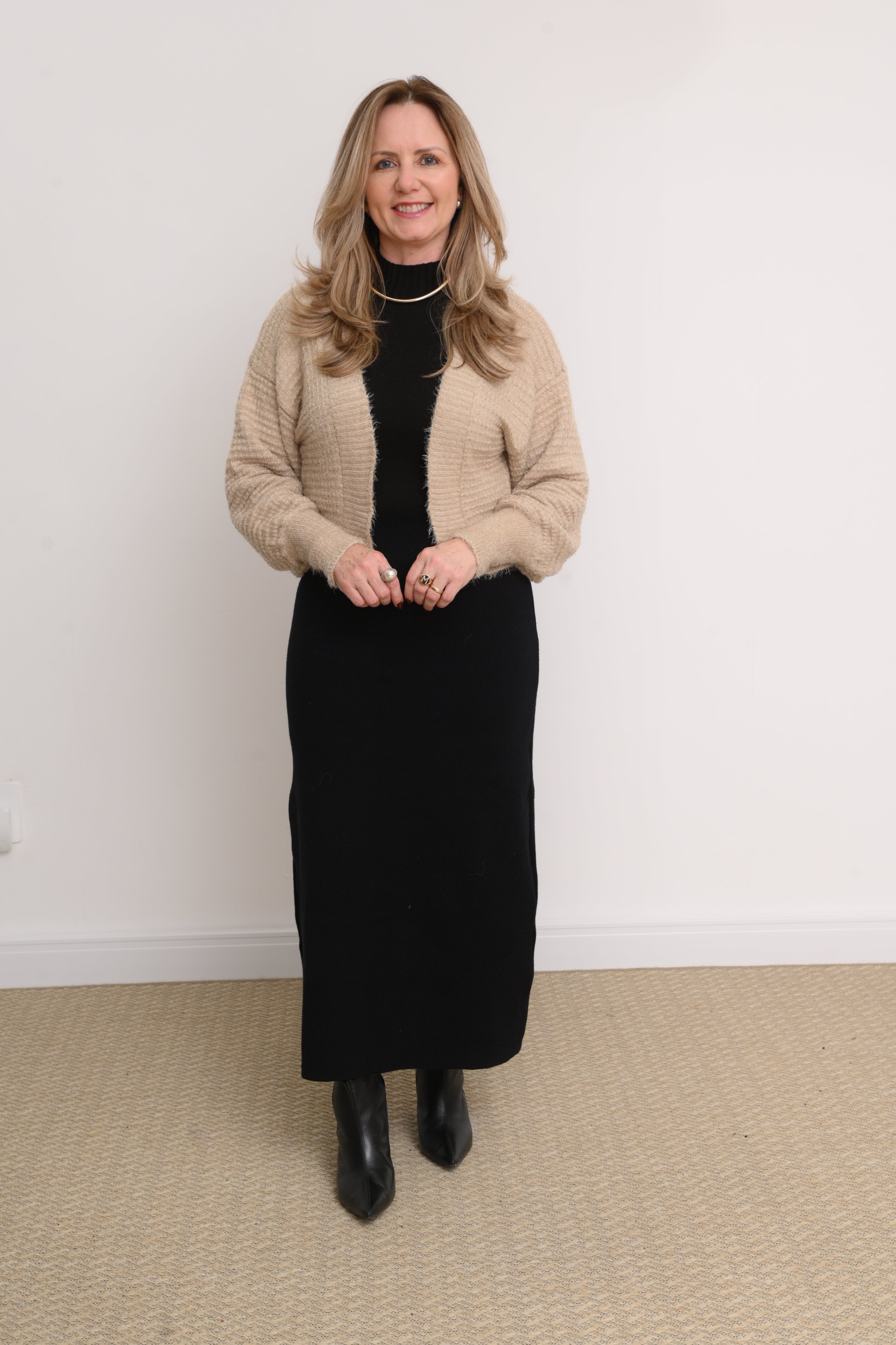CASAQUETO TRICOT ANGORA