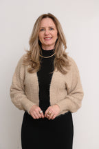 CASAQUETO TRICOT ANGORA