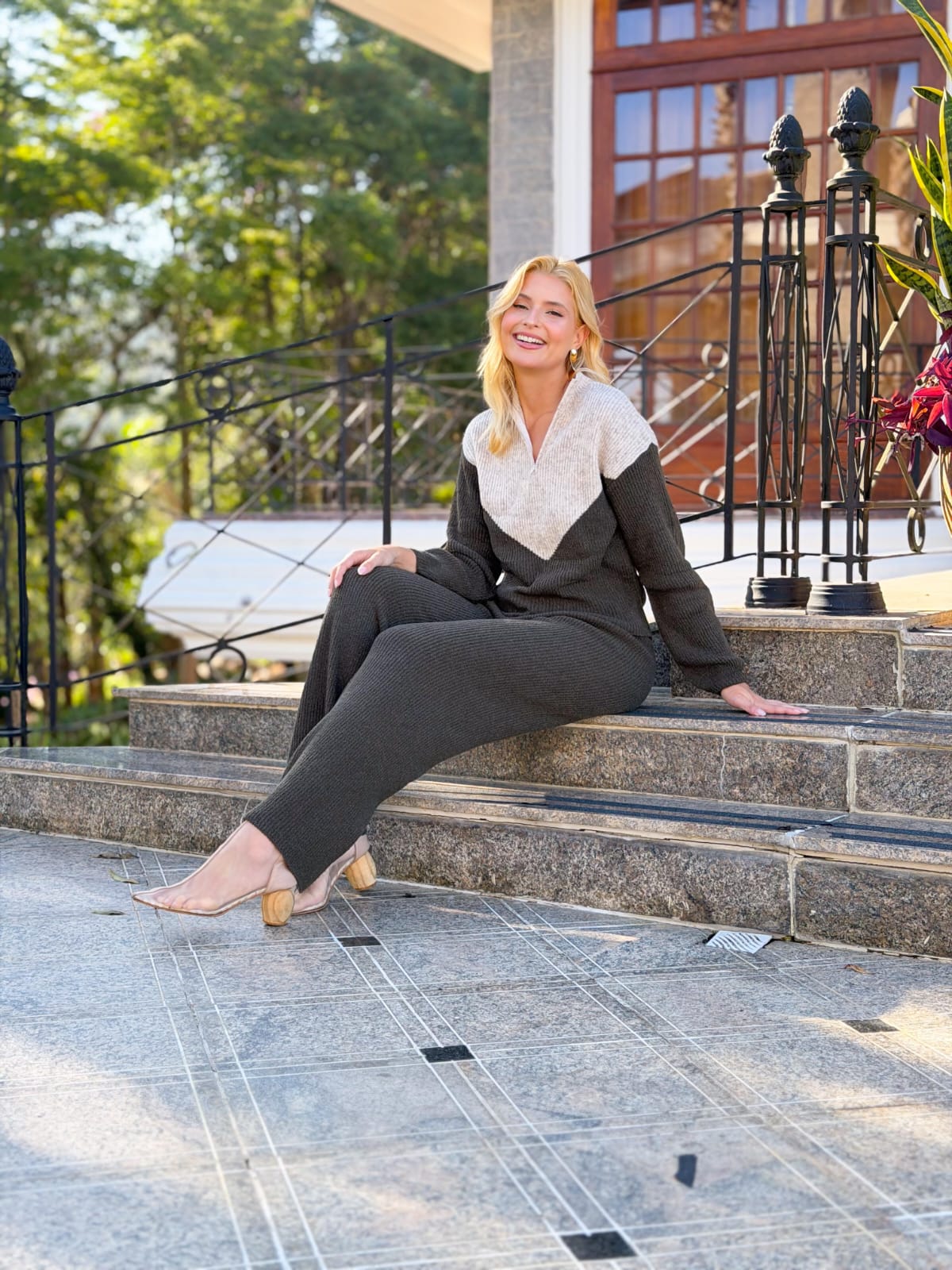 CONJUNTO DUO COLORS ZÍPER DELICATA